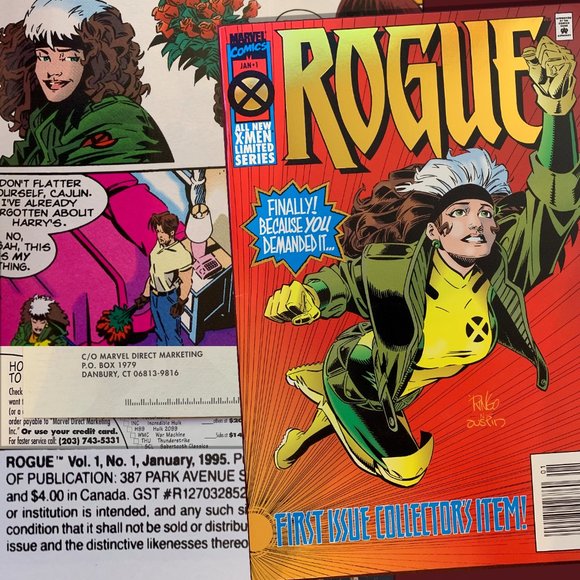 MARVEL XMEN LIMITED SERIES ROUGE -Issues 1-2 STARTER SET NEED #3 & #4 nm 9.0 - Picture 2 of 5